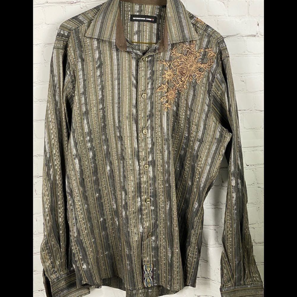 International Laundry Embroidered Shirt 